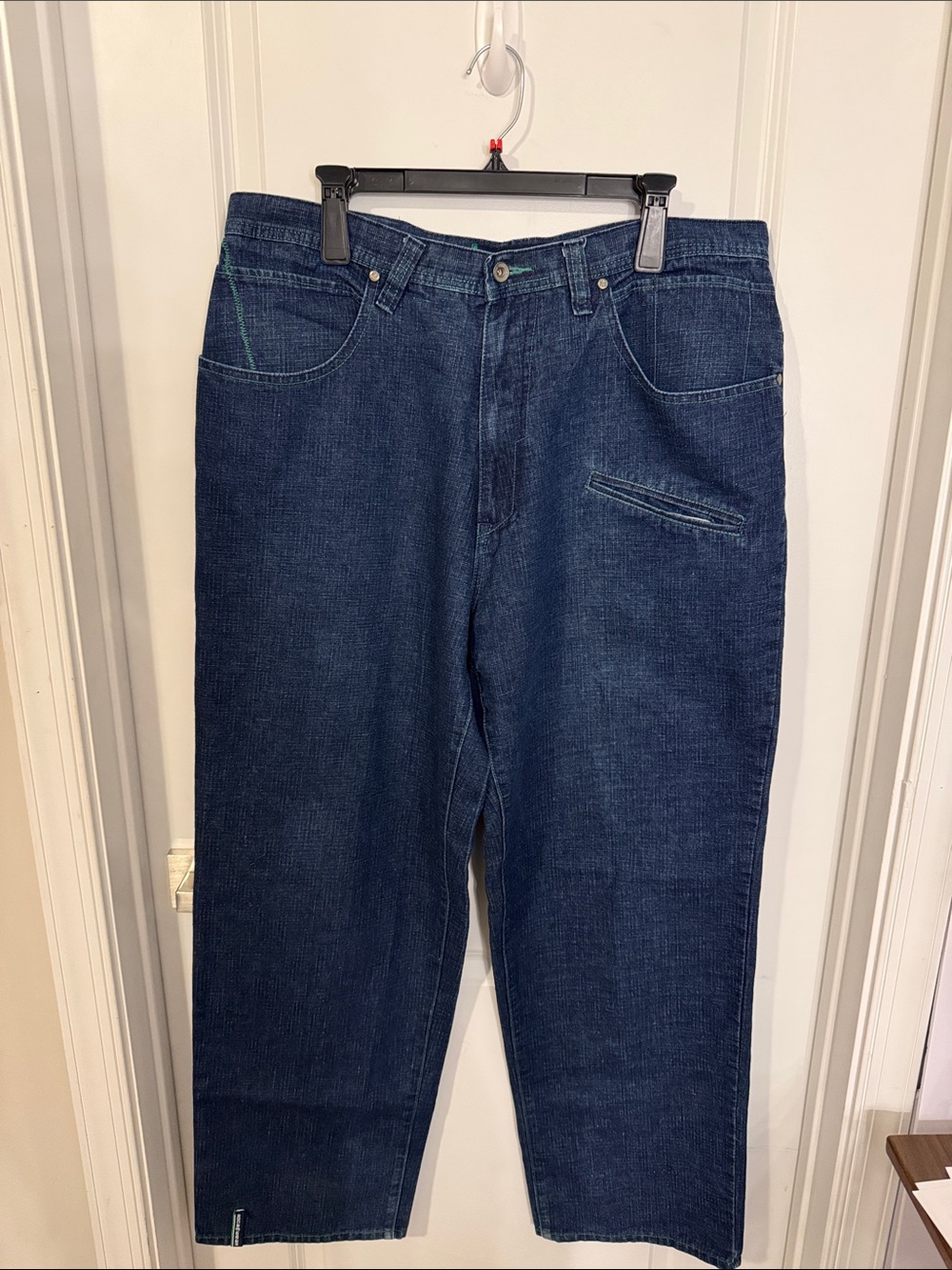 Rocawear Men's Straight Dark Blue Denim Jeans